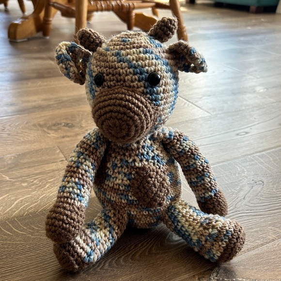Other - Handmade crochet cow